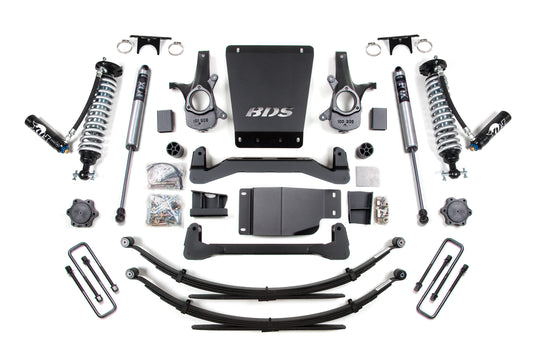 BDS SUSPENSION 6 Inch Lift Kit - FOX 2.5 Coil-Over - Chevy Silverado Or GMC Sierra 1500 (07-13) 4WD BDS176FDSC