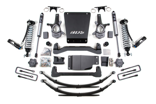 BDS SUSPENSION 4 Inch Lift Kit - FOX 2.5 Coil-Over - Chevy Silverado Or GMC Sierra 1500 (07-13) 4WD BDS185FDSC