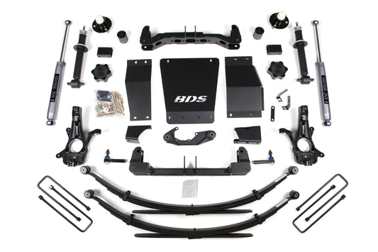 BDS SUSPENSION 4 Inch Lift Kit - Chevy Silverado Or GMC Sierra 1500 (14-18) 4WD BDS715H