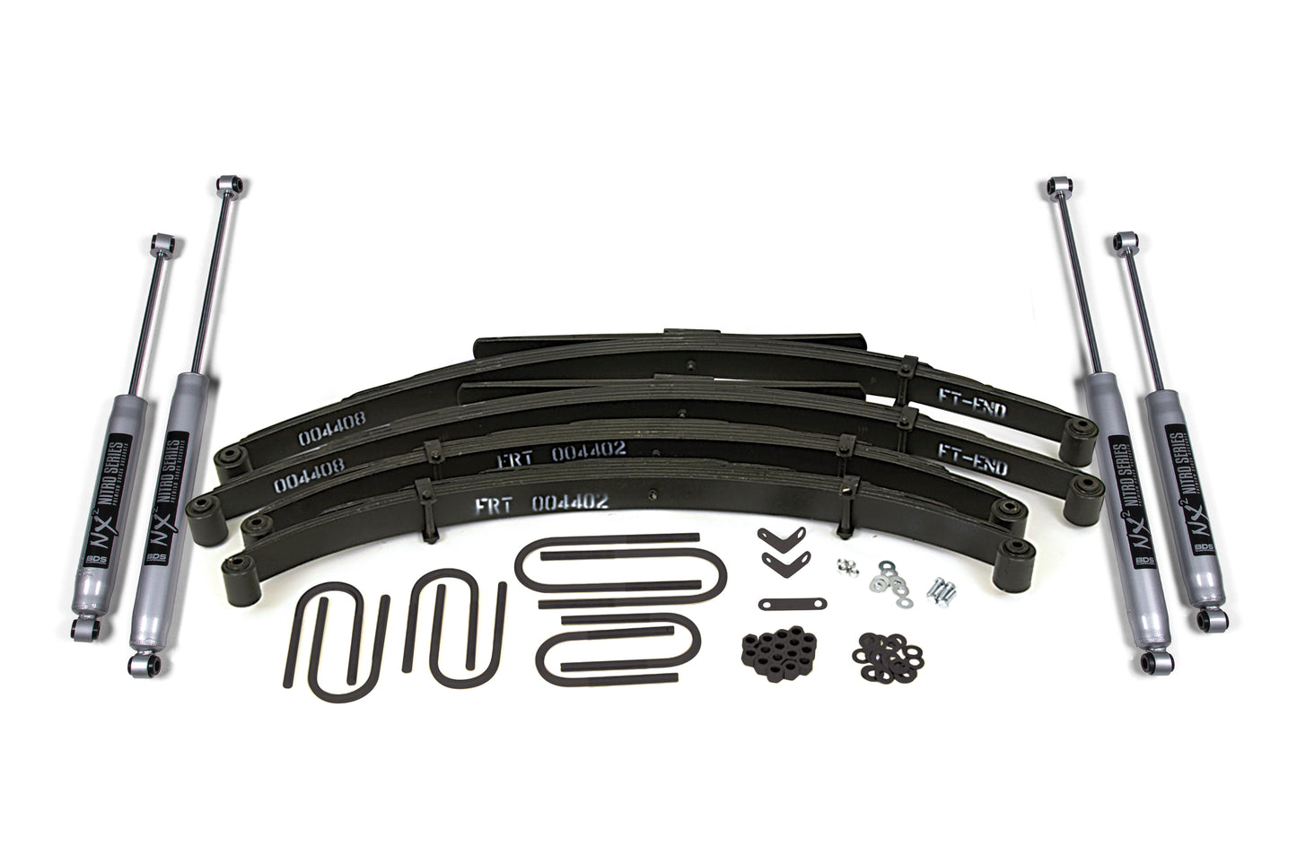 BDS SUSPENSION 4 Inch Lift Kit - Jeep Cherokee SJ- Wagoneer- Grand Wagoneer- Or J10/J20 (74-89) BDS404H
