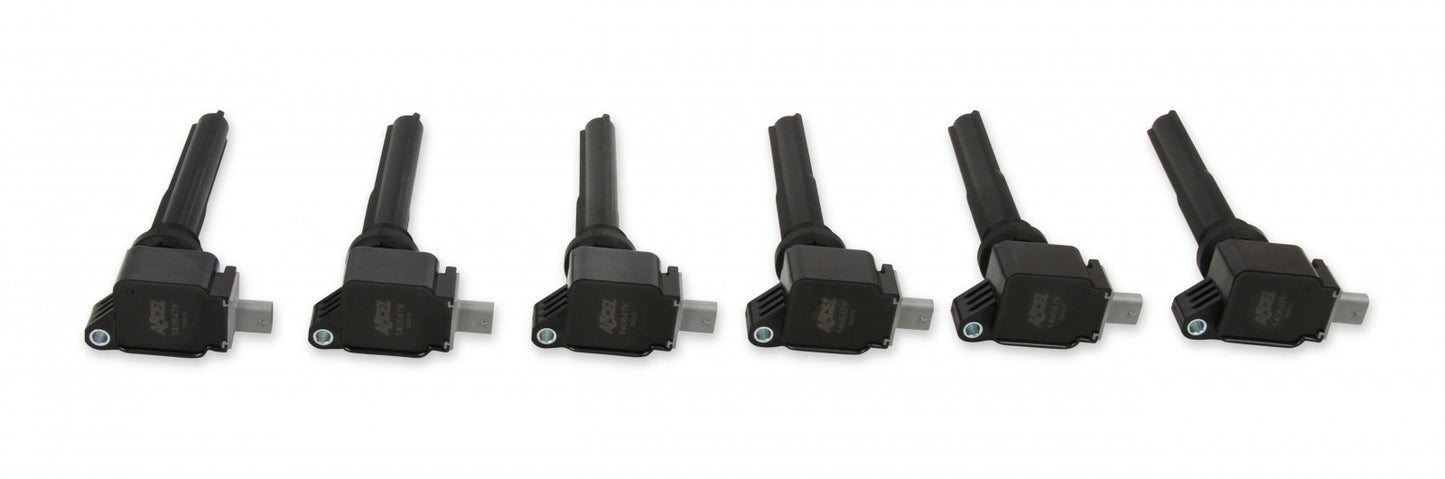 ACCEL Ignition Coil 2017-2020 Ford EcoBoost 3.5L engines, Black, 6-pack 140647K-6