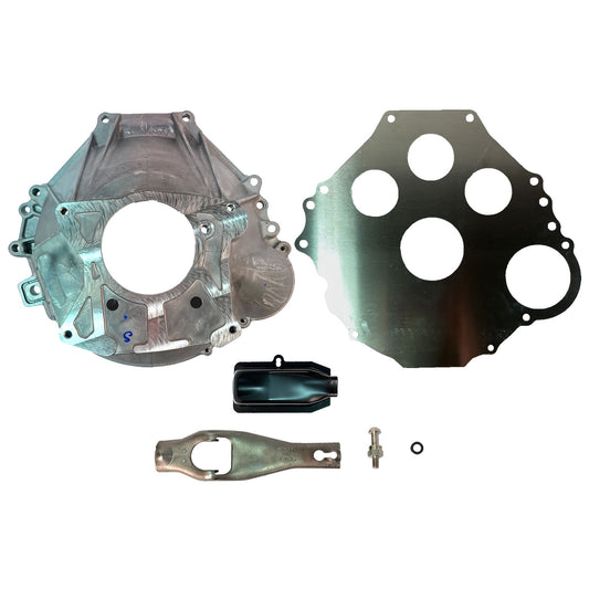 Silver Sport Transmissions Bellhousing Ford Small Block To Tremec TKX With Cable Clutch BHF-6392A