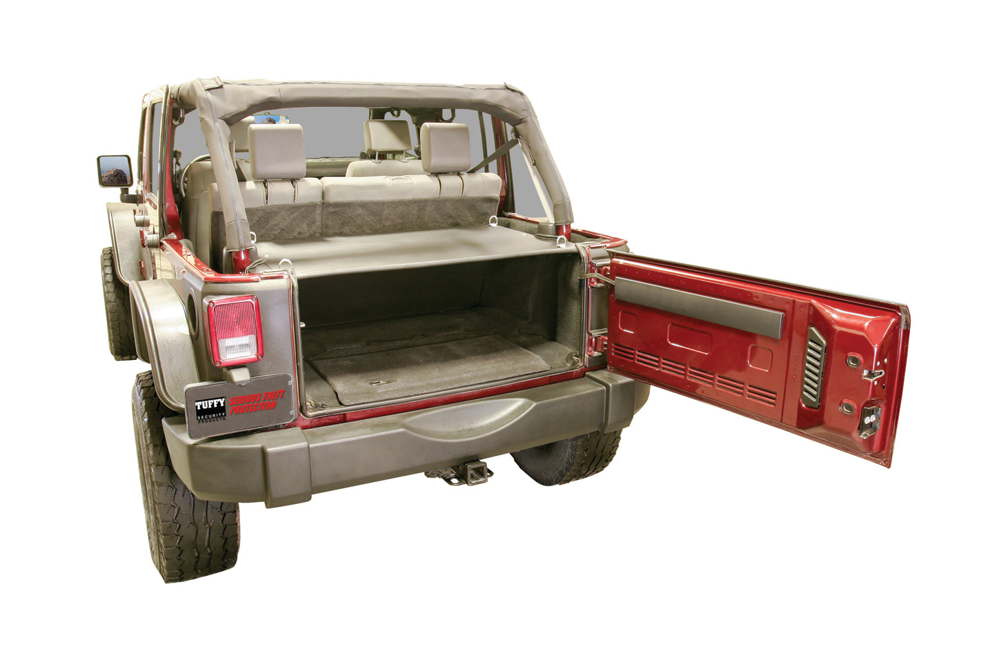Tuffy Security - 310-01 - Jeep Premium Cargo Area Security Enclosure