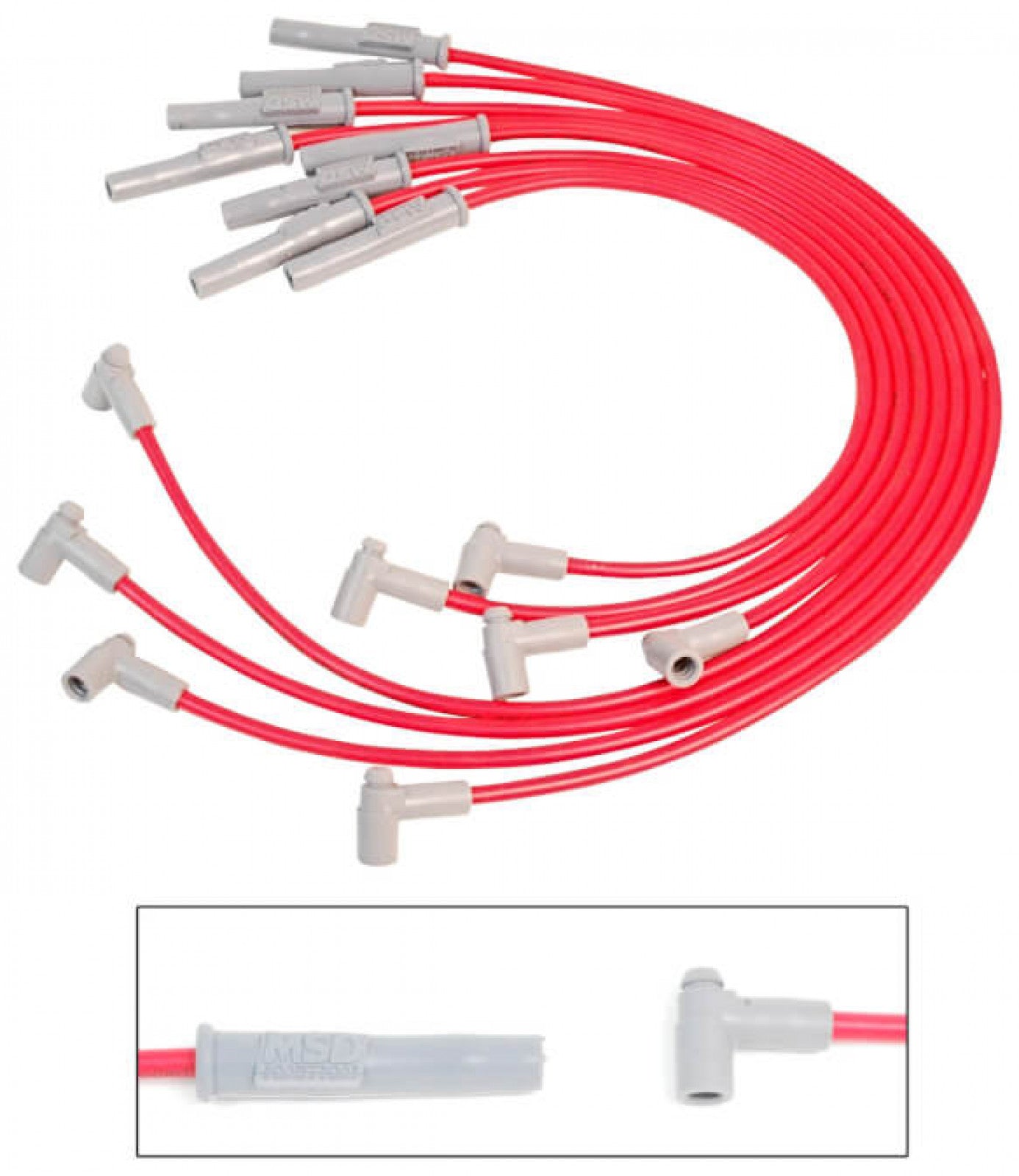 MSD Super Conductor Spark Plug Wire Set, Ford 289-302, w/HEI Cap '35399