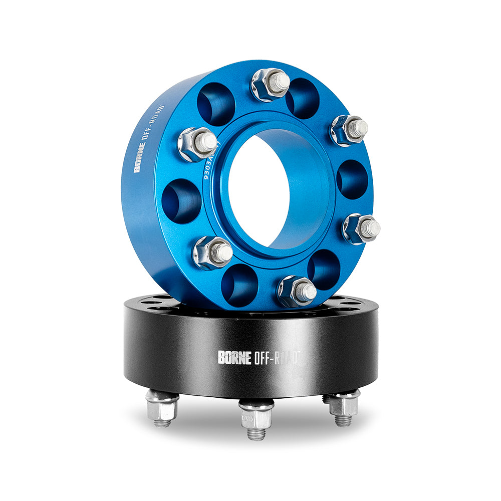 Mishimoto Wheel Spacers, 6X139.7, 106mm Center Bore, M12 X 1.5, 1.20-in Thick, Blue BNWS-004-300BL