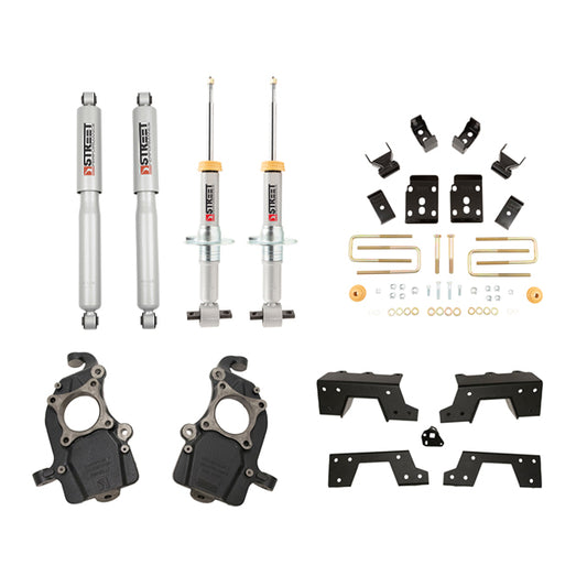 BELLTECH 1008SP LOWERING KITS Front And Rear Complete Kit W/ Street Performance Shocks 2015-2020 Ford F150 ((All Cabs) Short Bed -1 in. to -5 in. F/6 in. R W/ Street Performance Shocks