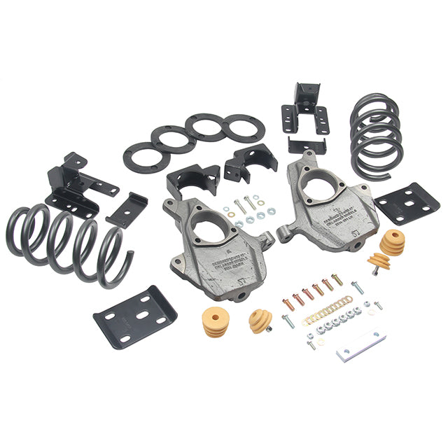 BELLTECH 1013 LOWERING KITS Front And Rear Complete Kit W/O Shocks 2016.5-2018 Chevrolet Silverado/Sierra EXT/CREW 2WD 3-4F/5-6R