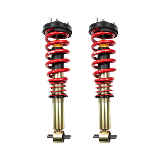BELLTECH 15001 COILOVER KIT Factory Preset Fixed Damping 1-3 in. Height Adjustable Drop 2015-2019 Ford F150 (All Cabs) 2wd/4wd Coilover Struts only (fixed dampening) 1 in.-3 in. Drop