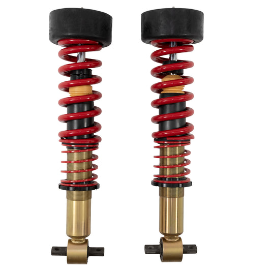 BELLTECH 15003 COILOVER KIT Factory Preset Fixed Damping 1-3.5 in. Height Adjustable Drop 2019-2021 GM Silverado/Sierra 1500 2WD/4WD (All Cabs) Short Bed
