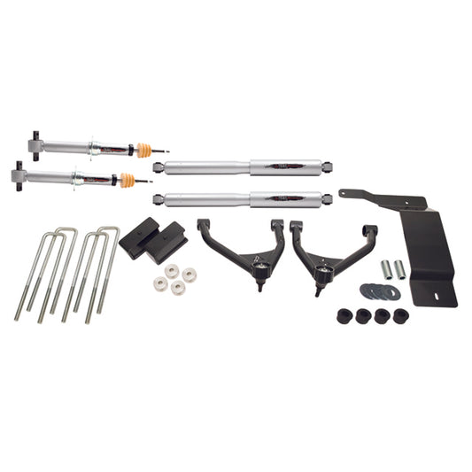 BELLTECH 150207TP LIFT KIT 4 in. Lift Kit Inc. Front and Rear Trail Performance Struts/Shocks 2007-2016 Silverado / Sierra 1500 4wd (Ext & Crew Cab) 4 in. Lift
