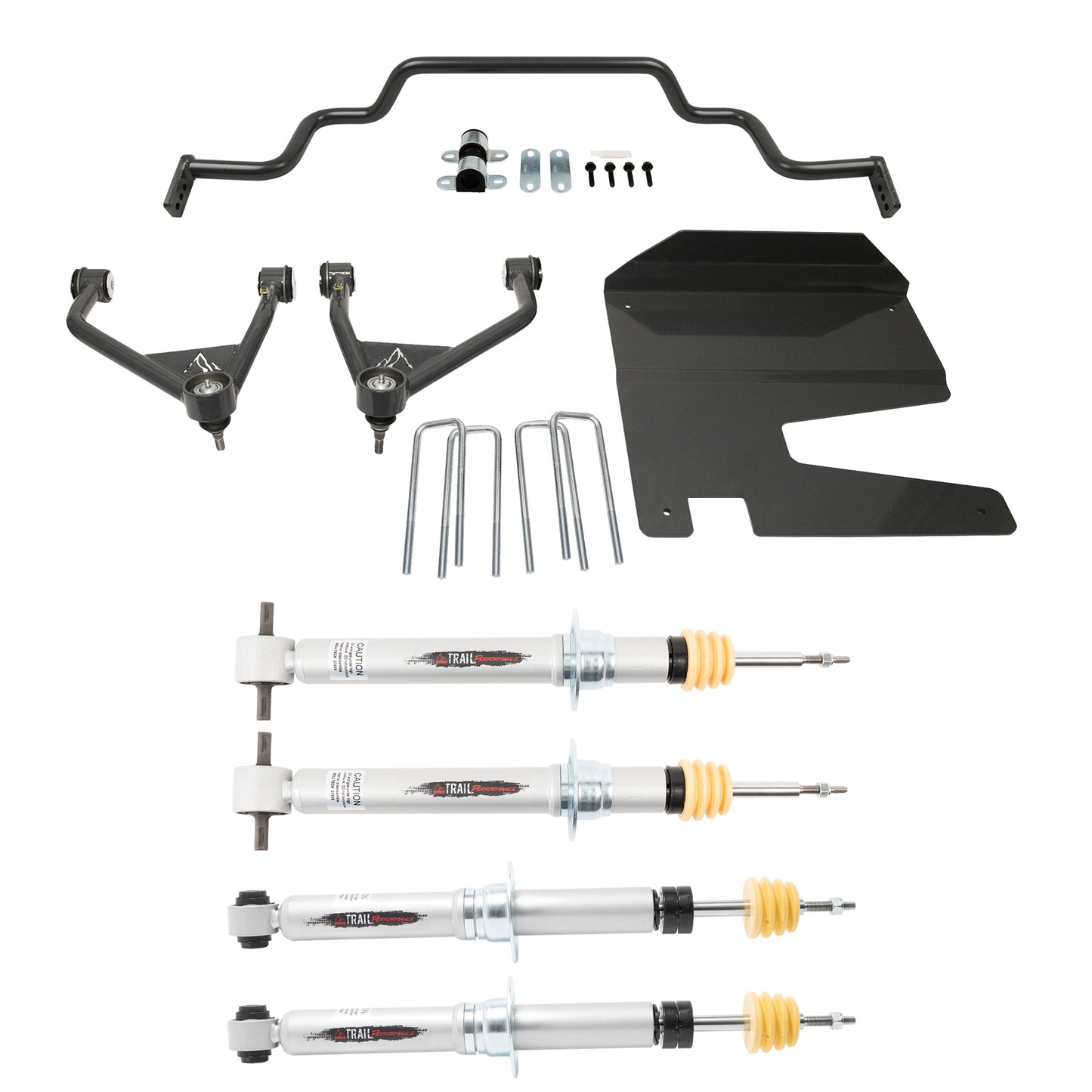BELLTECH 150220TPS LIFT KIT 4in. Lift Kit Inc. Front and Rear Trail Performance Struts/Shocks 2021 Chevrolet Tahoe / GMC Yukon 2WD/4WD 4in. Lift w/ Swaybar Set