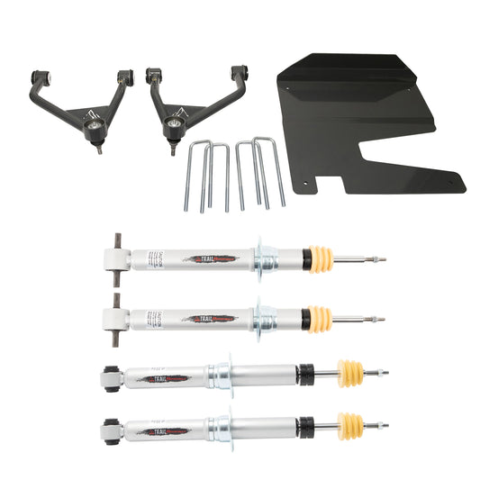 BELLTECH 150220TP LIFT KIT 4in. Lift Kit Inc. Front and Rear Trail Performance Struts/Shocks 2021 Chevrolet Tahoe / GMC Yukon 2WD/4WD 4in. Lift