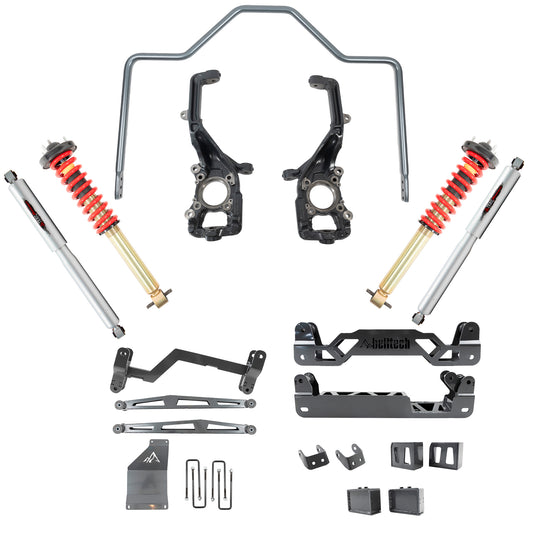 BELLTECH 152501HK LIFT KIT 6in.-7in. Lift Kit Inc. Front and Rear Trail Performance Coilovers/Shocks 2015-2020 Ford F150 4WD (All Cabs) Short Bed 6in.-7in. Lift Kit W/ Trail Performance Coilovers