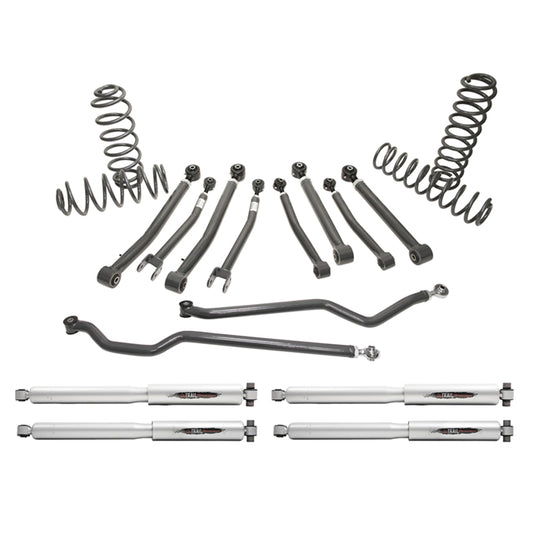 BELLTECH 153205TP LIFT KIT 4 in. Lift Kit Inc. Front and Rear Trail Performance Struts/Shocks 2018-2021 Wrangler Rubicon JL 4dr 4 in. Lift