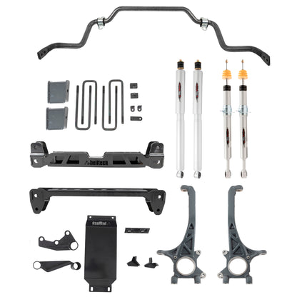 BELLTECH 154301TPS LIFT KIT 4-6in. Lift Kit Inc. Front and Rear Trail Performance Struts/Shocks 2016-2021 Toyota Tacoma 4wd (All Cabs)(Exc. TRD PRO) 4in.-6in. Lift