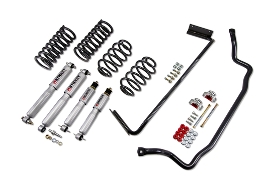 BELLTECH 1730 MUSCLE CAR PERF KIT Complete Kit Inc Front and Rear Springs Street Performance Shocks & Sway bars 1984-1987 Chevrolet El Camino/Malibu/Monte Carlo/Regal (G-Body) 1 in. F/1 in. R drop