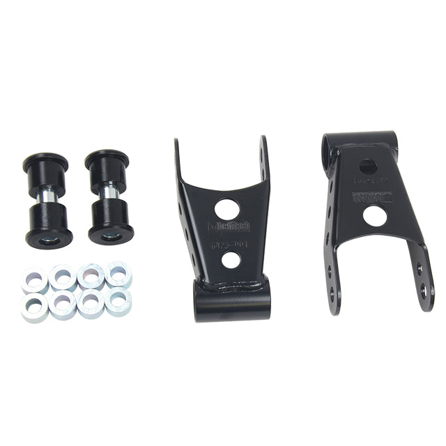 BELLTECH 6426 SHACKLE KIT 1 or 2 in. Drop Leaf Spring Shackle 2015-2018 Ford F150 (All Cabs) 4wd 1 in. or 2 in. Rear Drop