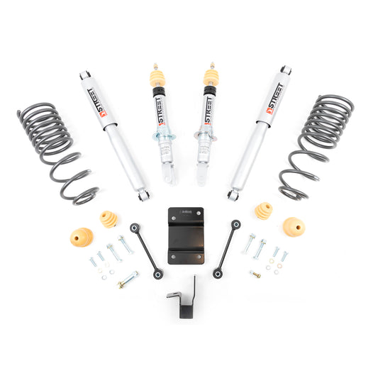 BELLTECH 965SP LOWERING KITS Front And Rear Complete Kit W/ Street Performance Shocks 2009-2018 Dodge Ram 1500 (Quad/Crew Cab) 2 in. F/4 in. R drop W/ Street Performance Shocks