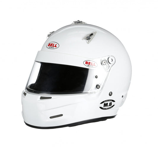Bell M8 Racing Helmet-White Size 2X Extra Small 1419A01