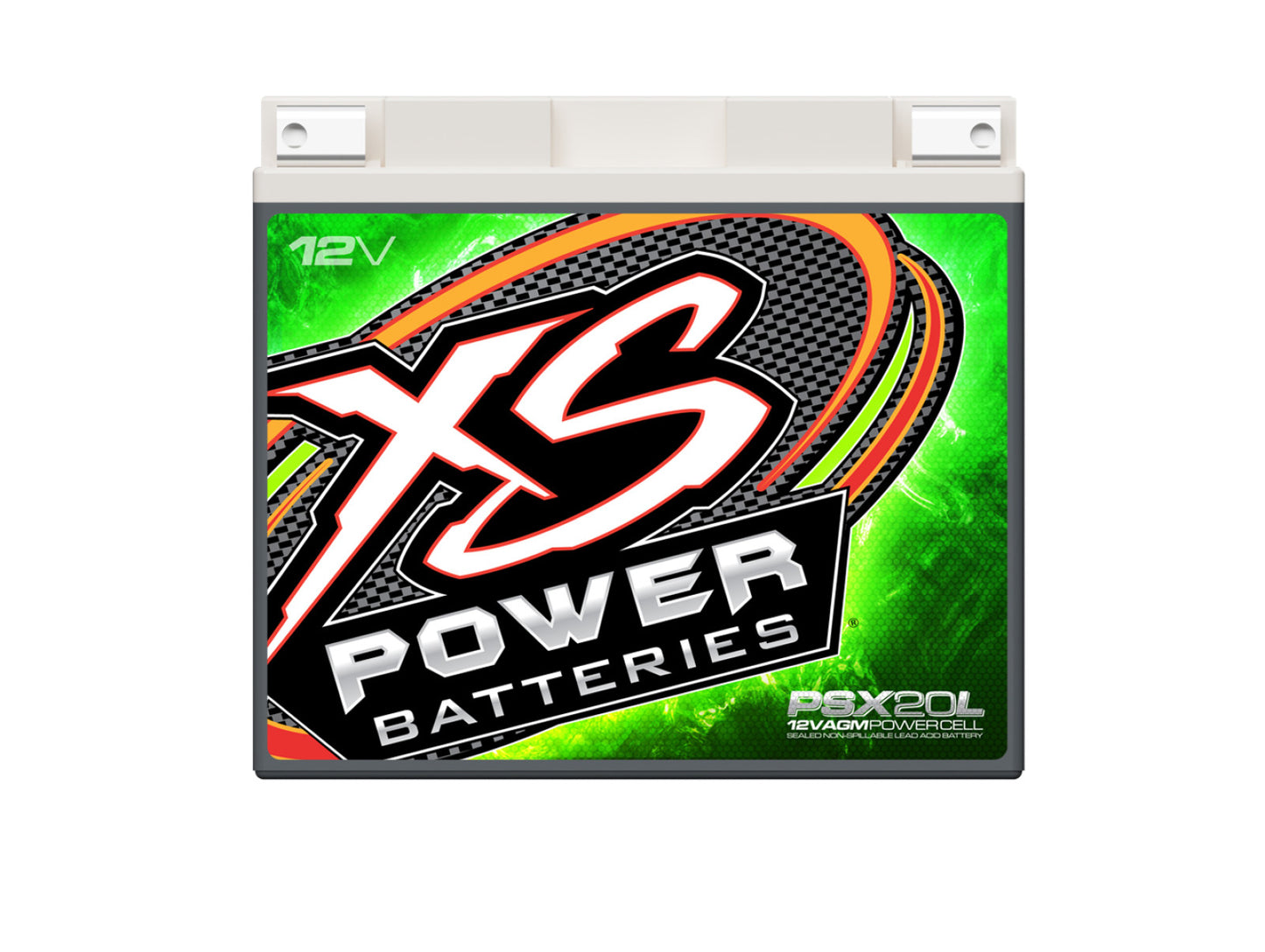 XS Power Batteries 12V AGM Powersports Series Batteries - M6 Terminal Bolts Included 1000 Max Amps PSX20L