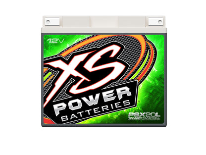 XS Power Batteries 12V AGM Powersports Series Batteries - M6 Terminal Bolts Included 1000 Max Amps PSX20L