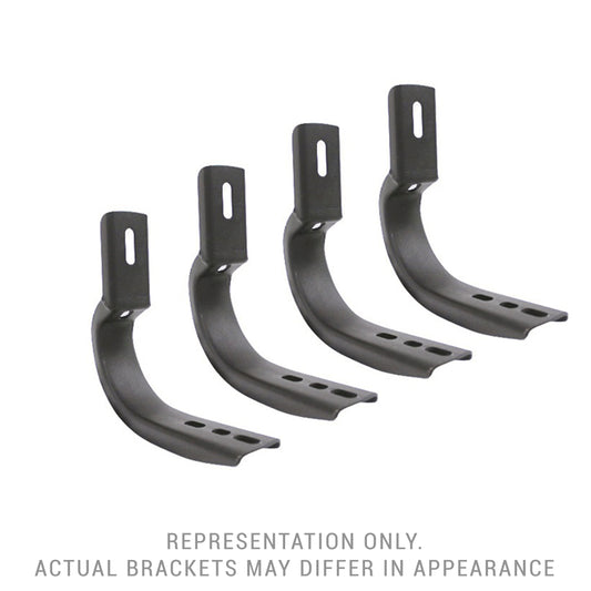 Go Rhino 6843485 OE Xtreme Side Steps Mounting Brackets Only Textured Black
