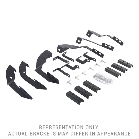 Go Rhino 6940515 RB10/RB20 Running Boards MOUNTING BRACKETS ONLY Textured Black