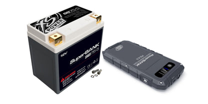 XS Power Batteries 12V Powersports Super Bank Capacitor Modules - M6 Terminal Bolts Included 1500 Max Amps SB75-5CK