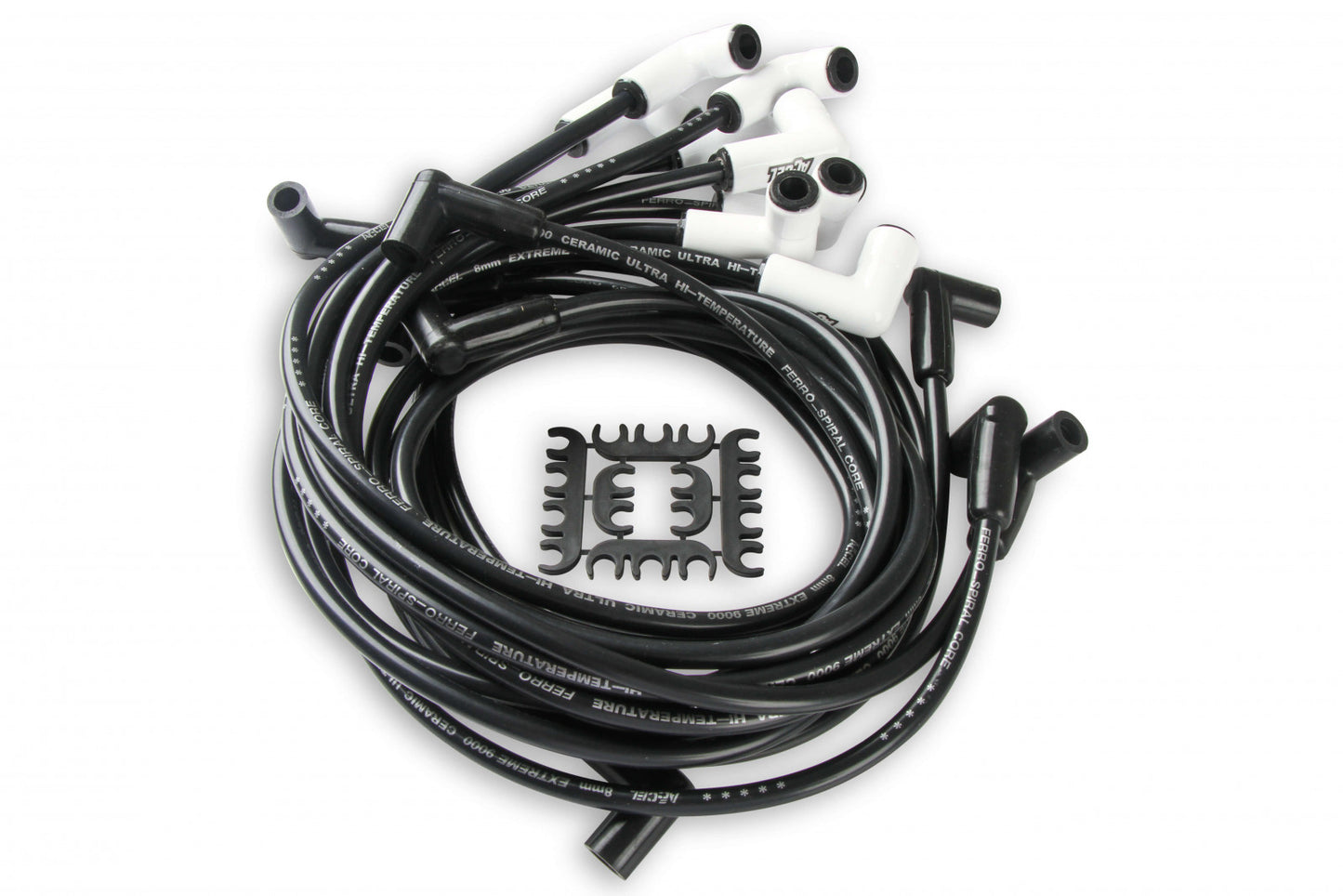 ACCEL Spark Plug Wire Set - Chevy Small Block with HEI 75-86 Wires Under Valve Cover 9018C