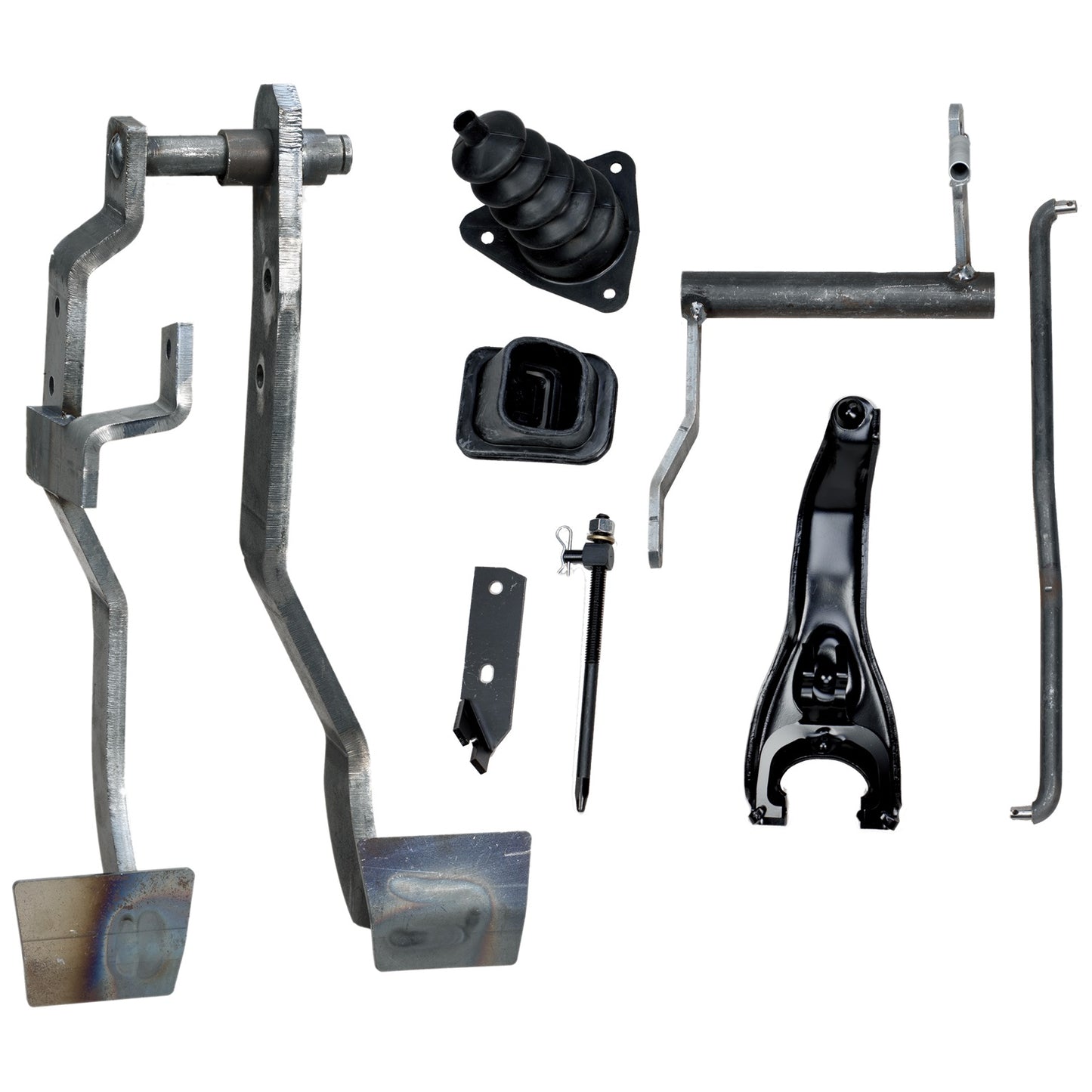 Silver Sport Transmissions Pedal And Linkage Kit 1968 1972 Chevy Chevelle Malibu CAG-CL111AB