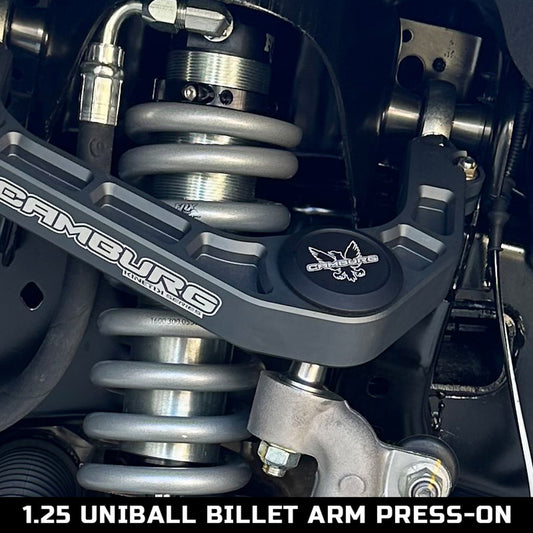 1.25" KINETIK Upper Control Arm Uniball Cap Kit (Press On)