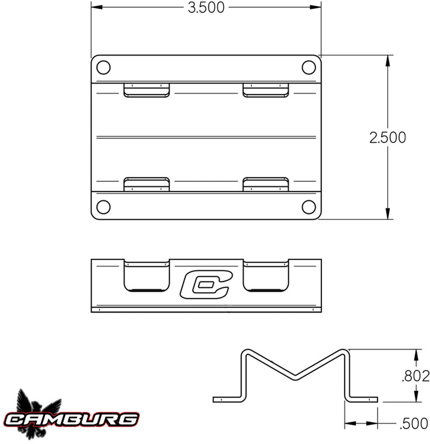 Camburg Bolt-On Clamp CAM-040101