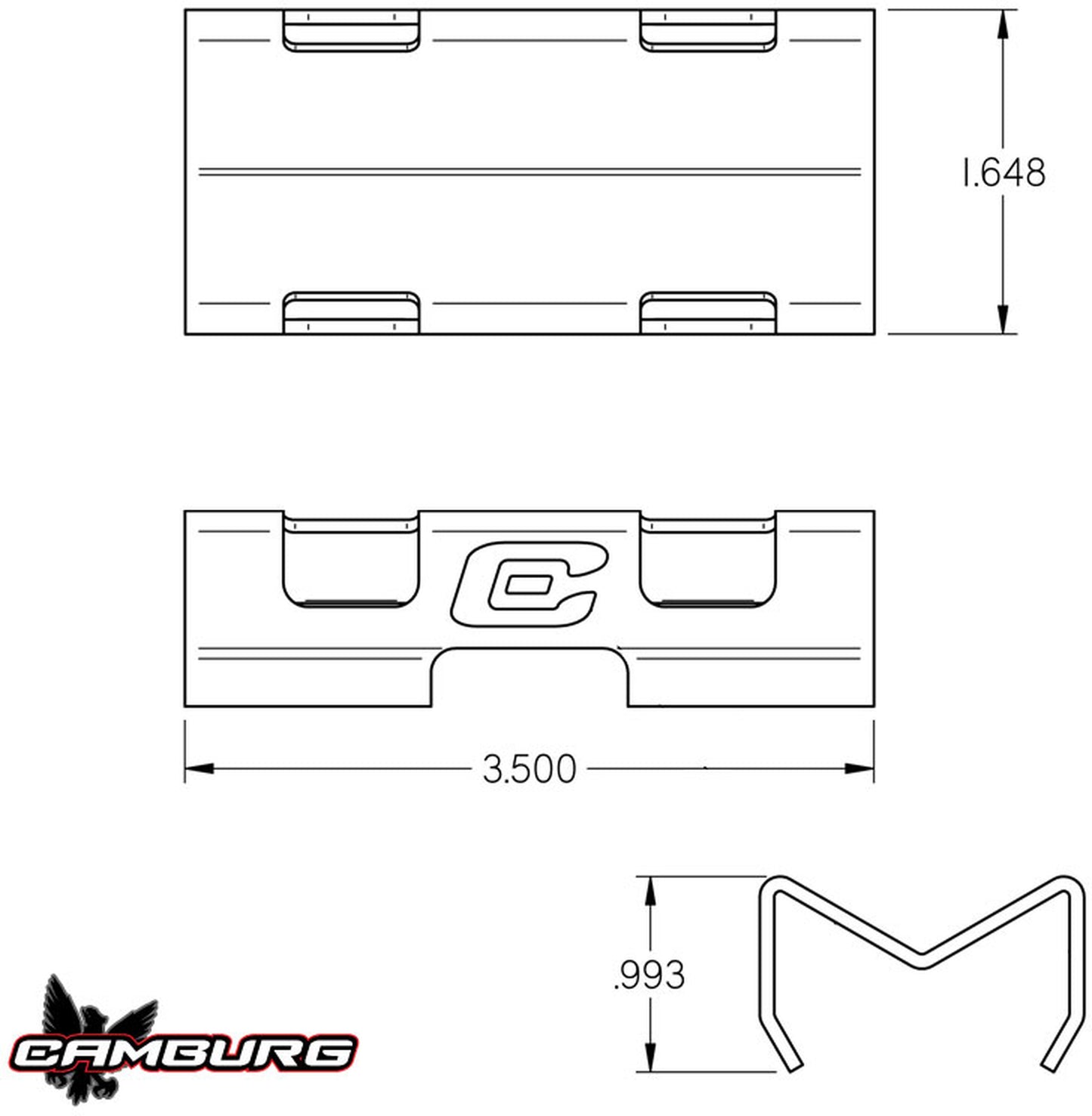 Camburg Weld-On Clamp CAM-040102