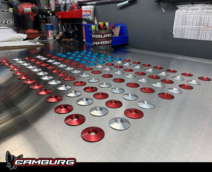 Camburg Fender Washer 10Pk - Blue