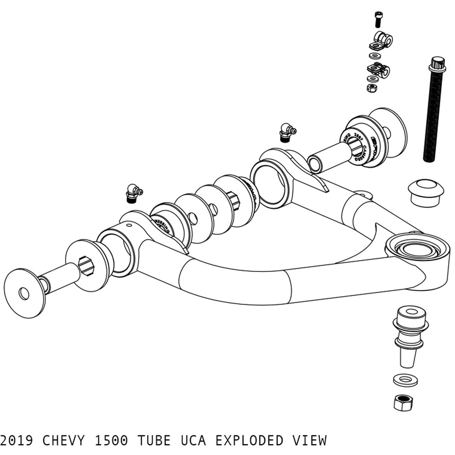 Camburg Chevy/GMC Performance Uniball Upper Arms