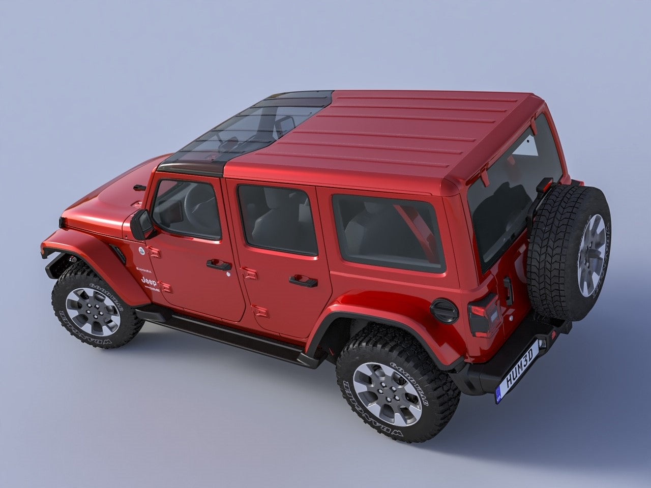 ClearLidz Jeep JL JT Clear Panorama Hardtop Panel for 18 Present Wrangler JL JLU and 20 Present Gladiator JT 4 Door ClearLidz CL300 HVWR