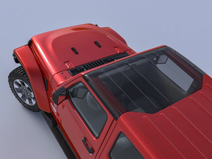 ClearLidz Jeep JL/JT Clear Panorama Hardtop Panel for 18-Present Wrangler JL /JLU and 20-Present Gladiator JT 4 Door ClearLidz CL300