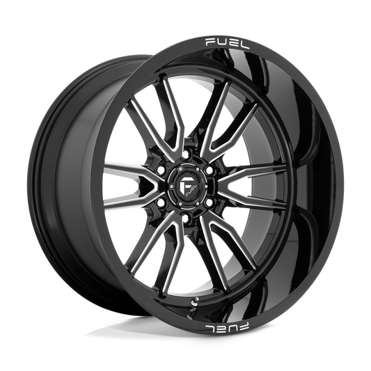 D761 22X12 6X5.5 G-BLK MILL -44MM