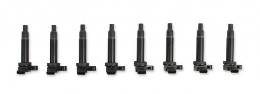 ACCEL Ignition Coils - 1998-2010 Toyota, 4.7L/Lexus 4.3L, V8 Engines, 8-Pack, Black 140083K-8