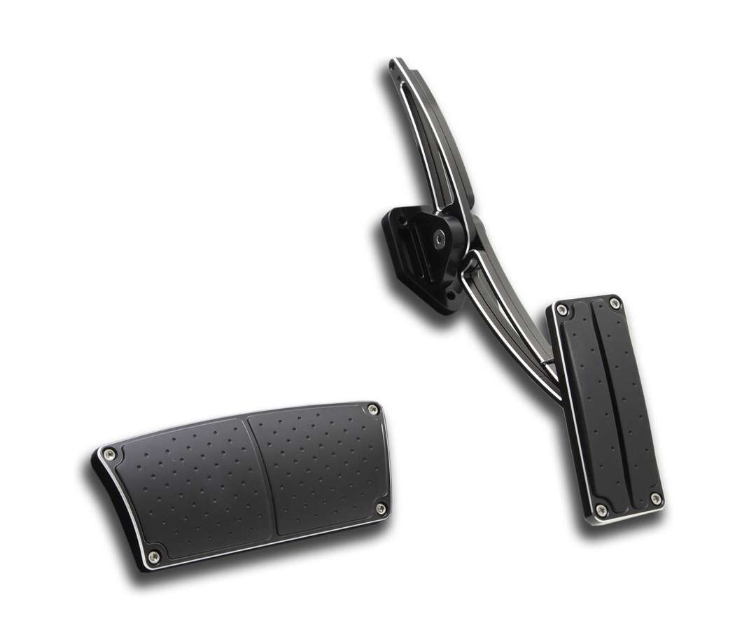Throttle Pedal Kit Black 68-72 GM A-Body A/T