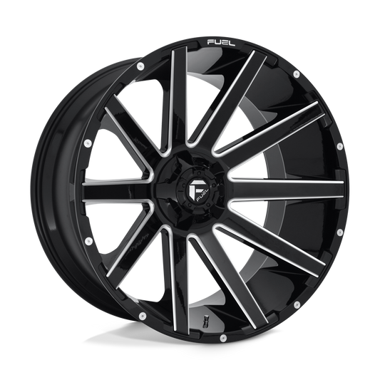 D615 24X12 6X135/5.5 GL-BLK-MIL -44MM