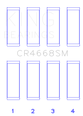 King Engine Bearings CR4668SM0.75