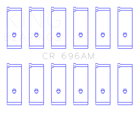 King Engine Bearings CR 696AM