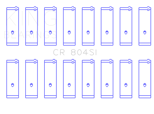 King Engine Bearings CR 804SI 001