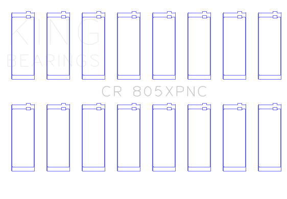 King Engine Bearings CR 805XPNC 010