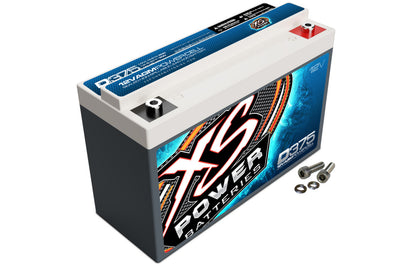 XS Power Batteries 12V AGM D Series Batteries - M6 Terminal Bolts Included 800 Max Amps D375