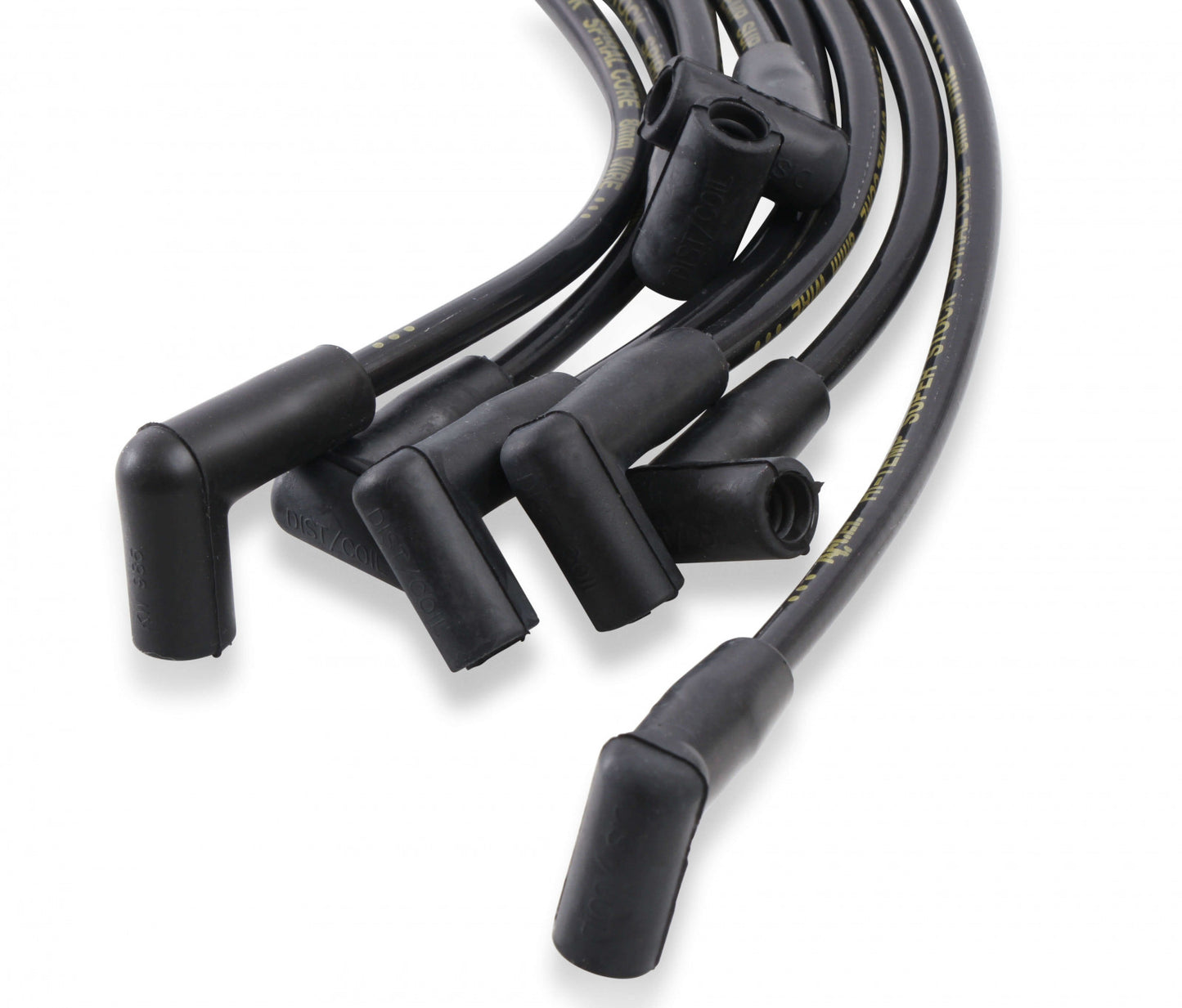 ACCEL Spark Plug Wire Set - 90 Deg Boots - Black 5048K