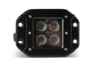 Bright Earth Flush Mount Fog Light 4 LED Black FM4FBK-BEL