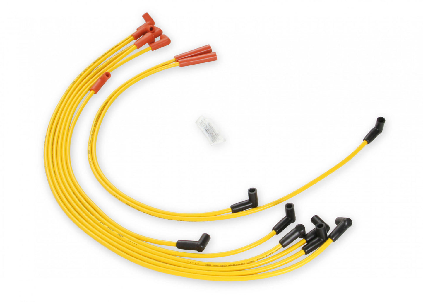 ACCEL Spark Plug Wire Set - 8mm - Super Stock - Graphite Core - Yellow with HEI Style Boots- 4049