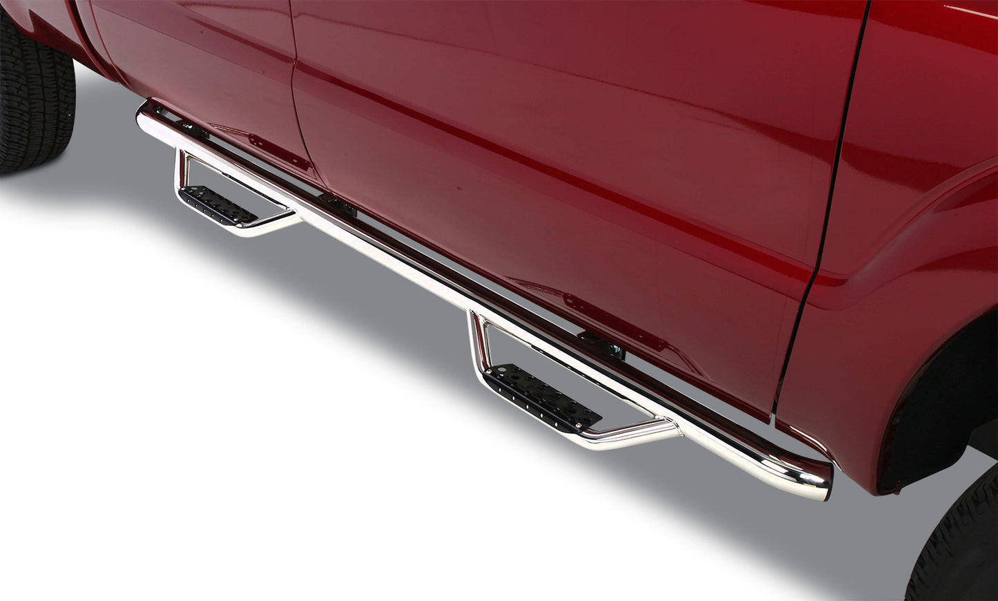 Go Rhino D24044PS Dominator Classic D2 SideSteps With Mounting Bracket Kit Polished Stainless Steel